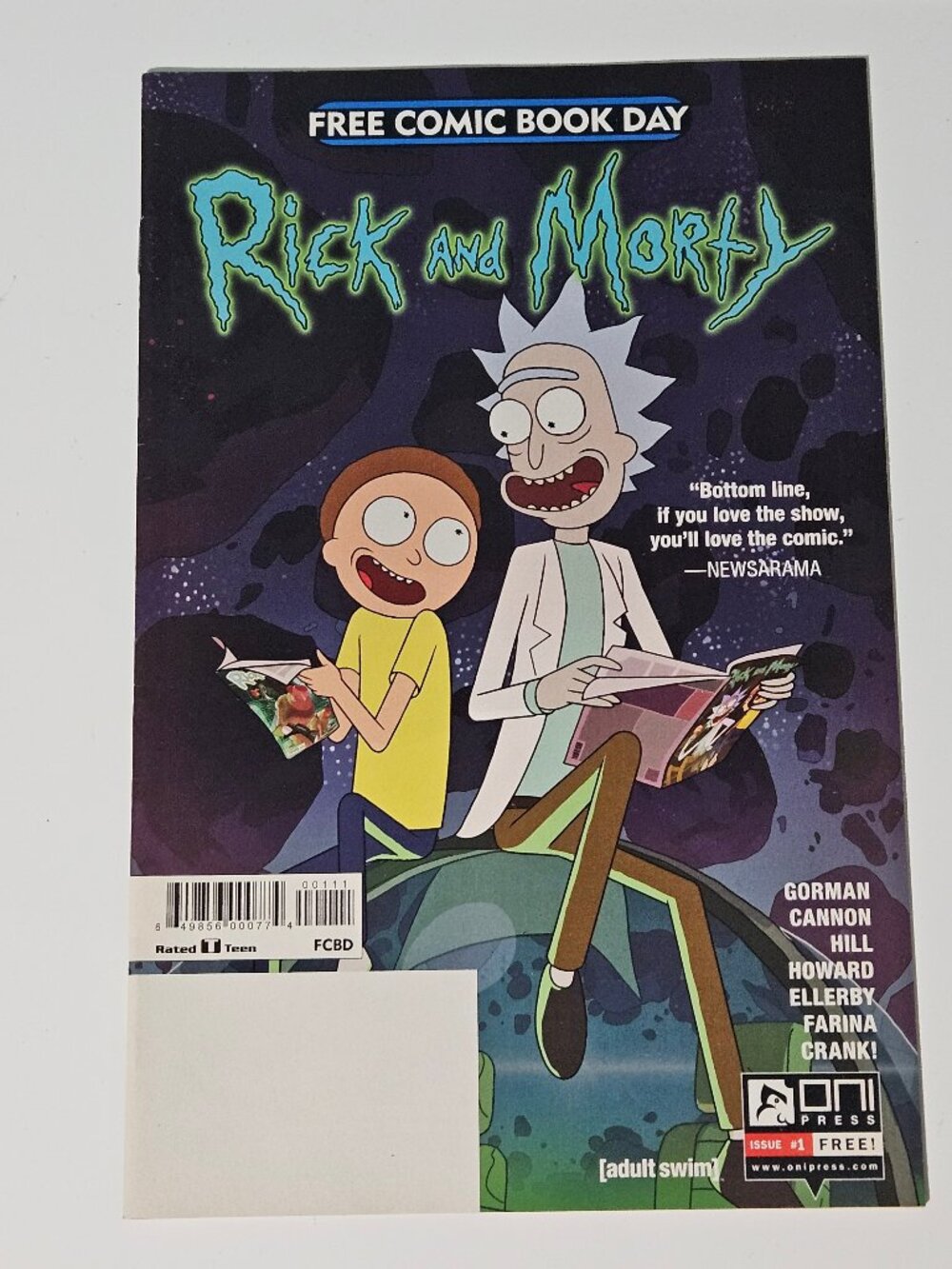 Rick and Morty Free Comic Book Day 2017 One-Shot Oni Press FCBD